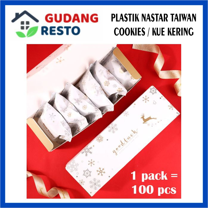 PLASTIK OPP 7X10 NASTAR TAIWAN TEBAL COOKIES SEALED BAG KUE KERING BULAN PERMEN CANDY