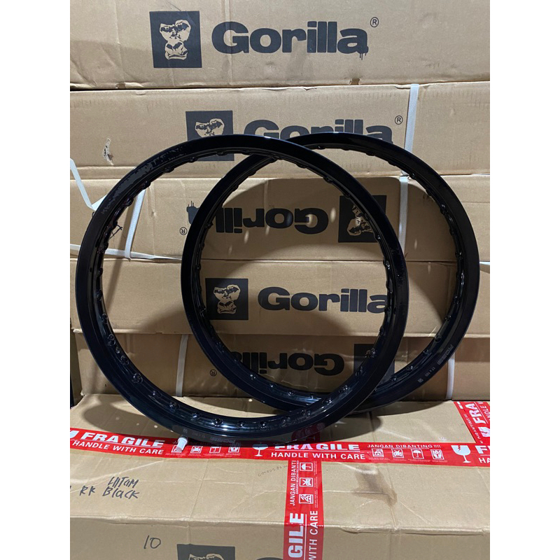 LINGKARAN VELG ALUMUNIUM HITAM GLOSSY RING17