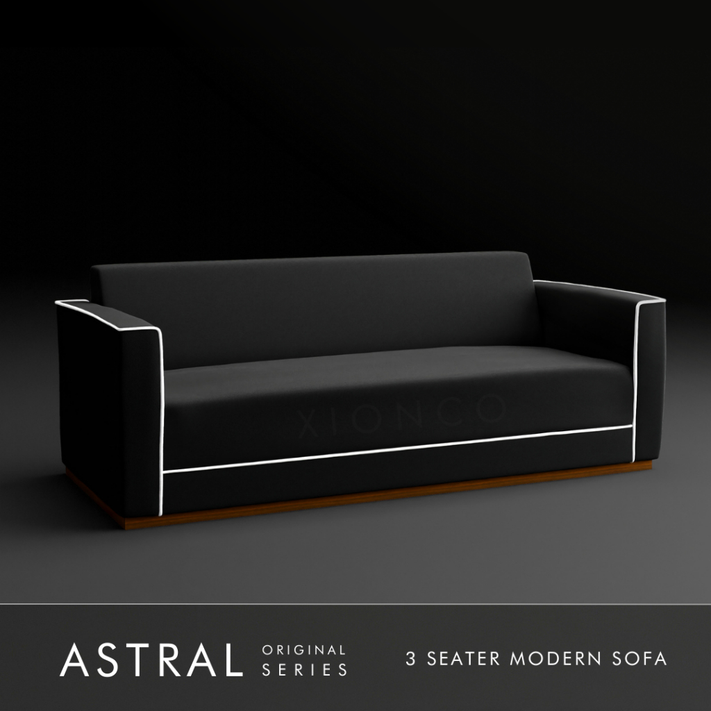 ASTRAL - Sofa Minimalis Modern Tiga Seater / Tiga Dudukan | XIONCO