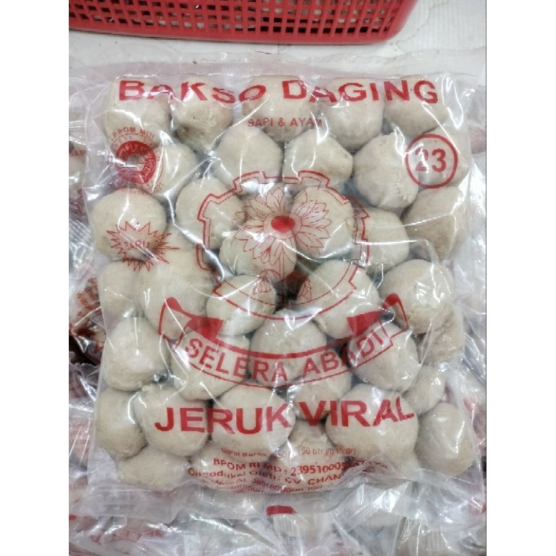 

Bakso Jeruk Viral 750gr Isi 50 Butir