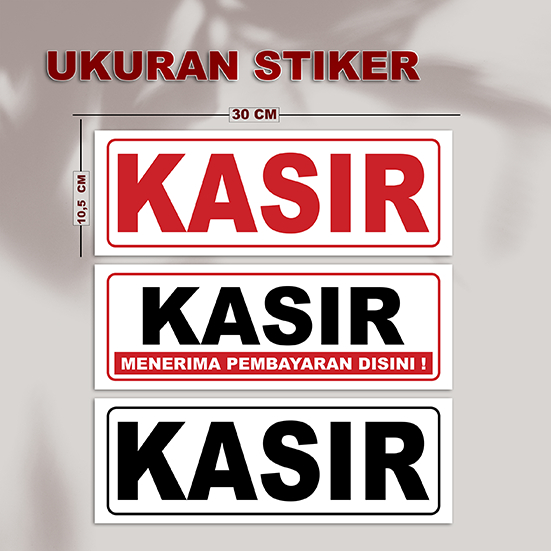 STIKER KASIR | STIKER