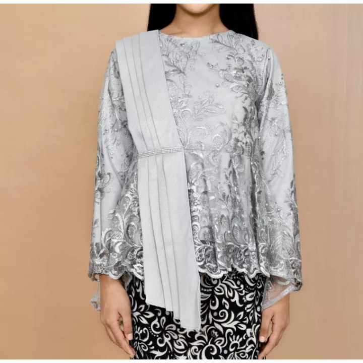 atasan kebaya anak  umur 5-12 tahun baju wisuda anak set kebaya anak perempuan kebaya perempuan keki