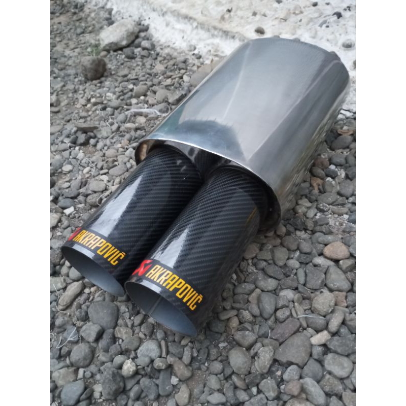 knalpot mobil racing knalpot sebring akrapovic karbon suara bas gahar