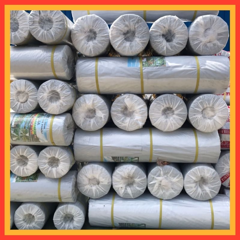 Plastik Mulsa / Plastik Pertanian Hitam Perak 1 roll lebar 80 cm 8 kg