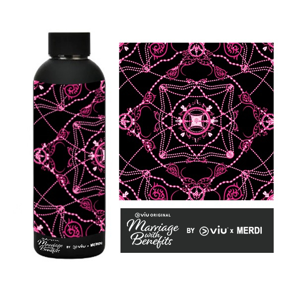 Viu X MERDI - Viu Original Marriage With Benefits Premium Ethnic Tumbler Design Ulos Gorga (Ulos Gor