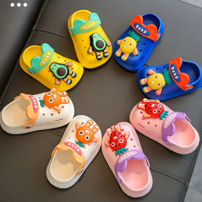 PROMO 12.12 PUNCAK Okaybaby B293 Sandal Slop Import Fruit Anak Laki-laki Perempuan Kekinian Sendal Casual