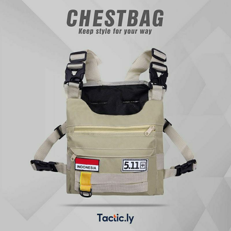 Vest Bag Pria Tactic.ly TCL Series Chestbag