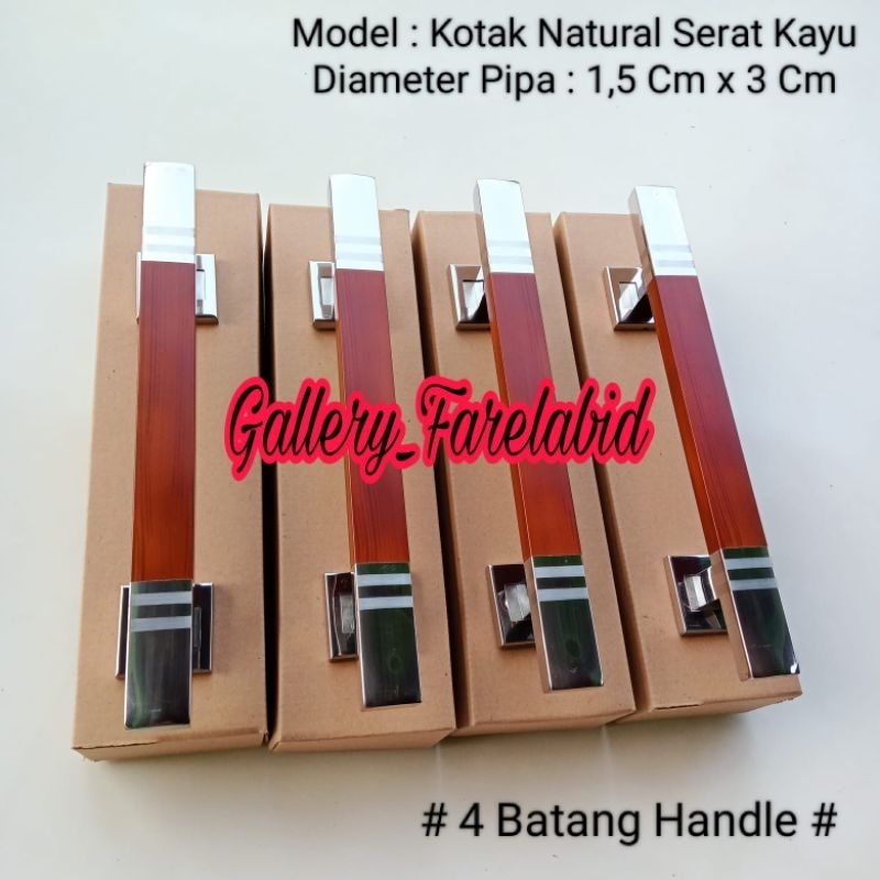 4 Pcs Handle Pintu Rumah Stainless Steel 60 Cm Tarikan Pintu Kupu Tarung 45 Cm Gagang Pegangan Pintu Minimalis 33 Cm