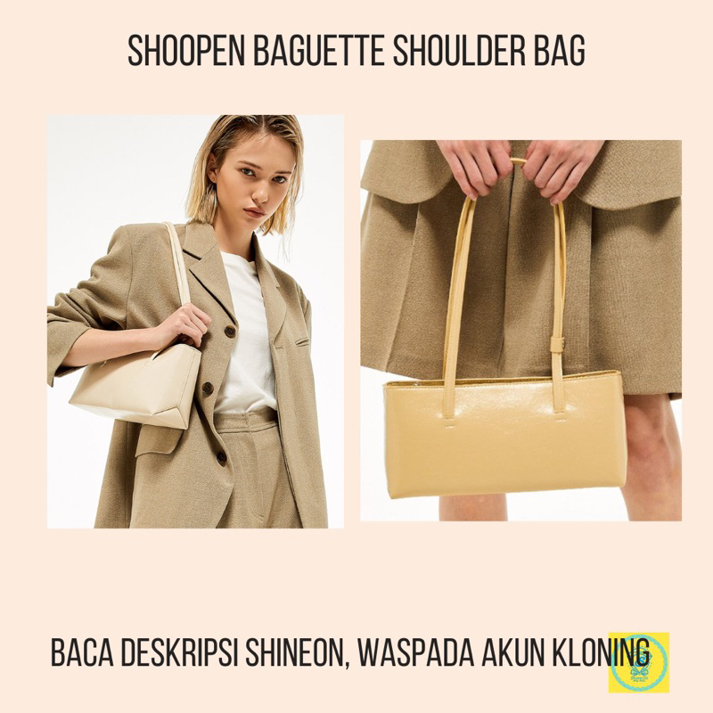 SHOOPEN BAGUETTE SHOULDER BAG MIRIP STAND OIL OBLONG BAG