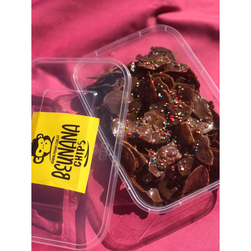 

Keripik pisang Lumer (Coklat)