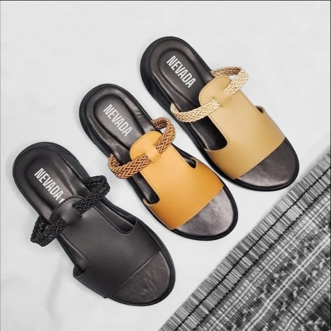 Sandal Selop Nevada Terbaru Sandal Wanita Premium Elegant Gaya Korea Style