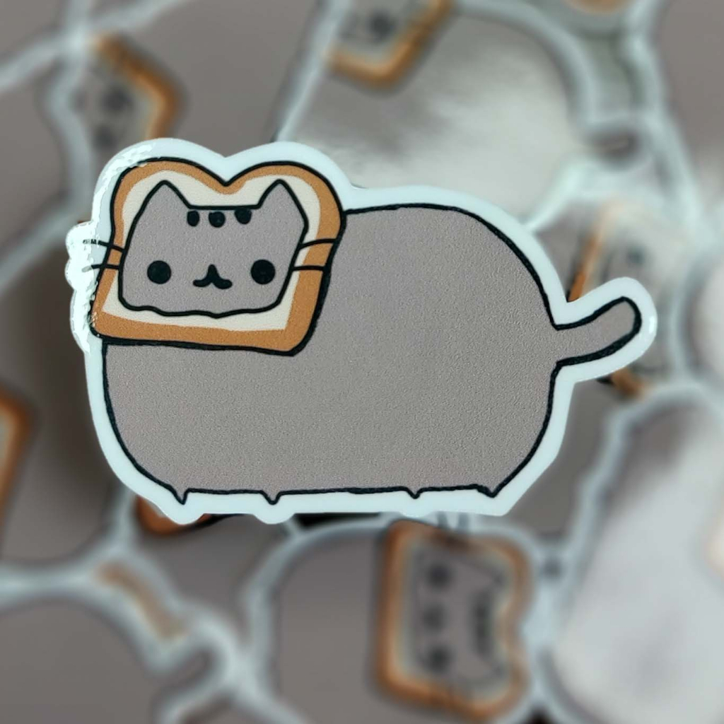 

Sticker Custom Waterproof Pusheen Stiker Kucing Pusheen - Laptop/ Jurnal/ Tumbler/Koper/Cermin/ Kulkas DLL Cat Kualitas Anti Air Tahan Gores