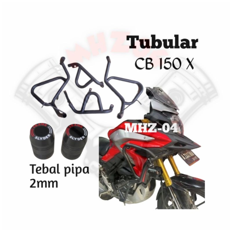 Tubular Honda CB 150X full Jalu slider agna adventure