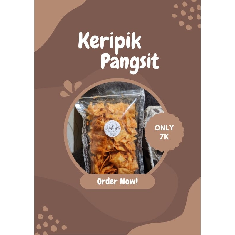 

[PREMIUM] - KRIPIK PANGSIT RASA BALADO & BBQ. GURIH NIKMAT/CEMILAN VIRAL/ CEMILAN SULTAN