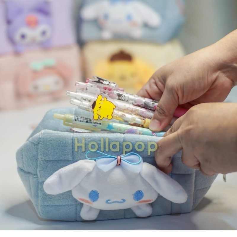 

RK Tempat Pensil Pouch Boneka Serbaguna Kuromi Cinnamoroll Melody Pompompurin