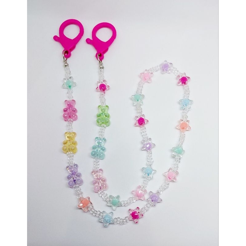 Kalung Masker Teddy Bear/ Kalung Masker lucu/ Kalung masker Anak dan Remaja