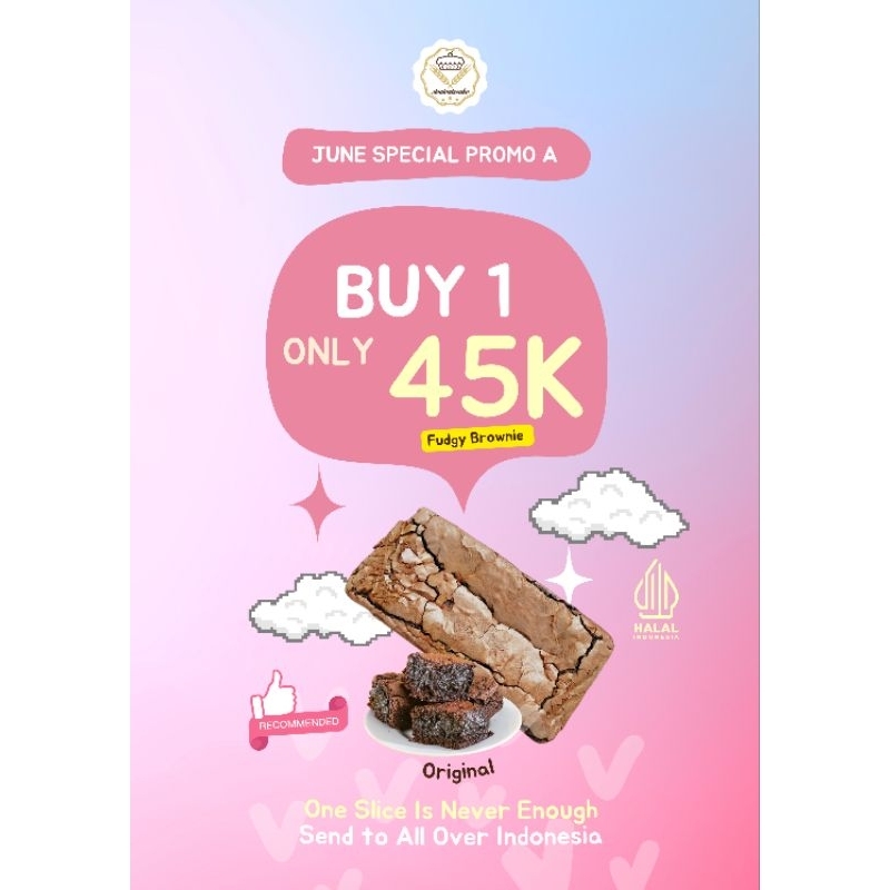 PROMO JUNE A -  FUDGY BROWNIES