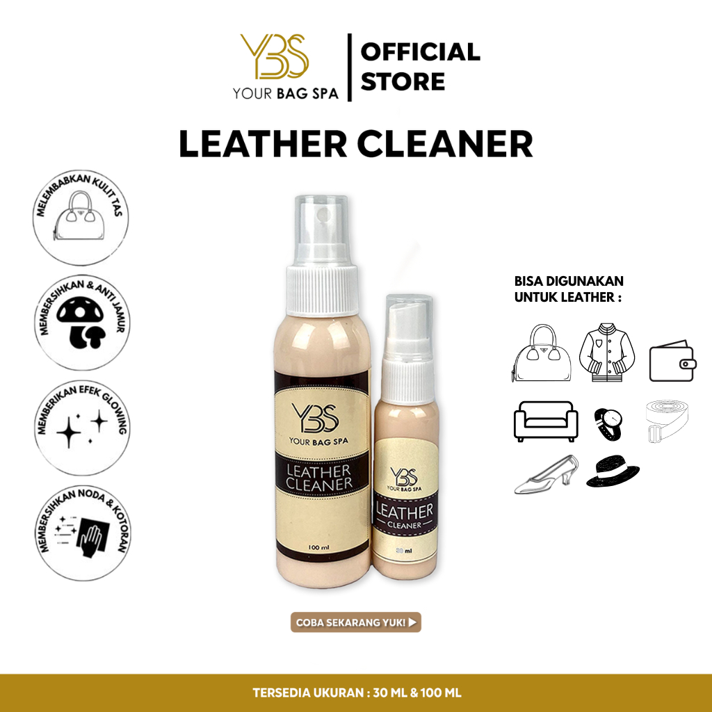 Leather Cleaner YOUR BAG SPA (Cairan Pembersih dan Perawatan Bahan Kulit)