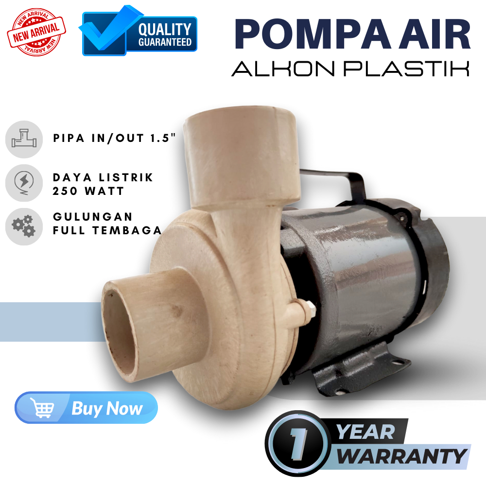 Jual Pompa Air Modifikasi Alkon Plastik Pipa 1.5 Dim Hemat Listrik Semburan Kencang Debit air Besar 
