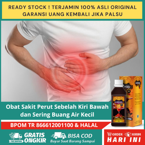 Kurmaqu Obat Sakit Perut Sebelah Kiri Bawah dan Sering Buang Air Kecil, Pereda Nyeri Perut Bagian Ba