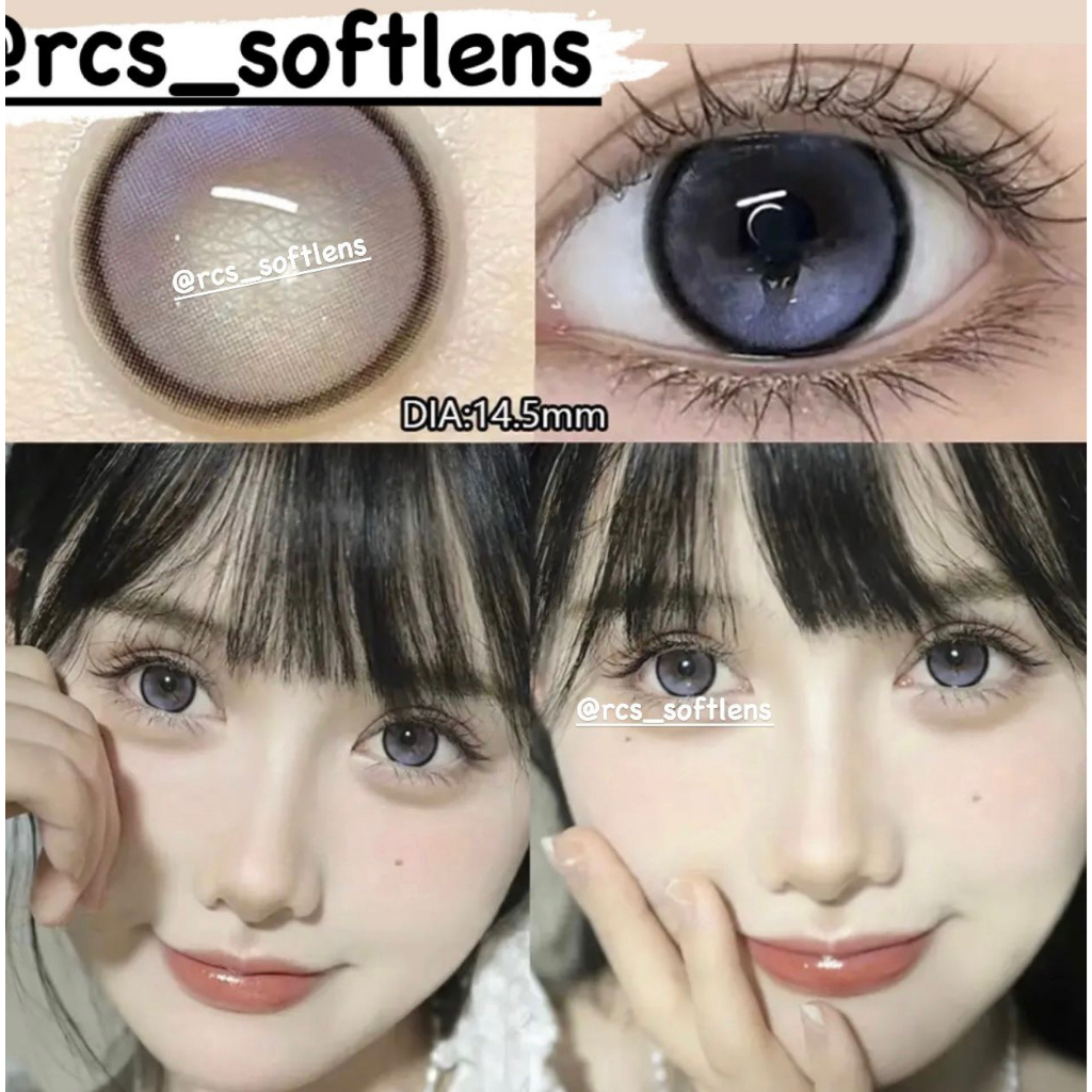 RCS ✅ Softlens warna ungu softlens import