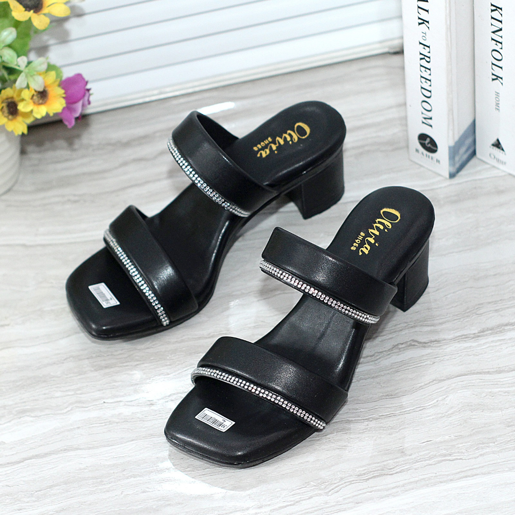 Sandal wanita hak tahu 5cm ban 2 - CLAIRA 01