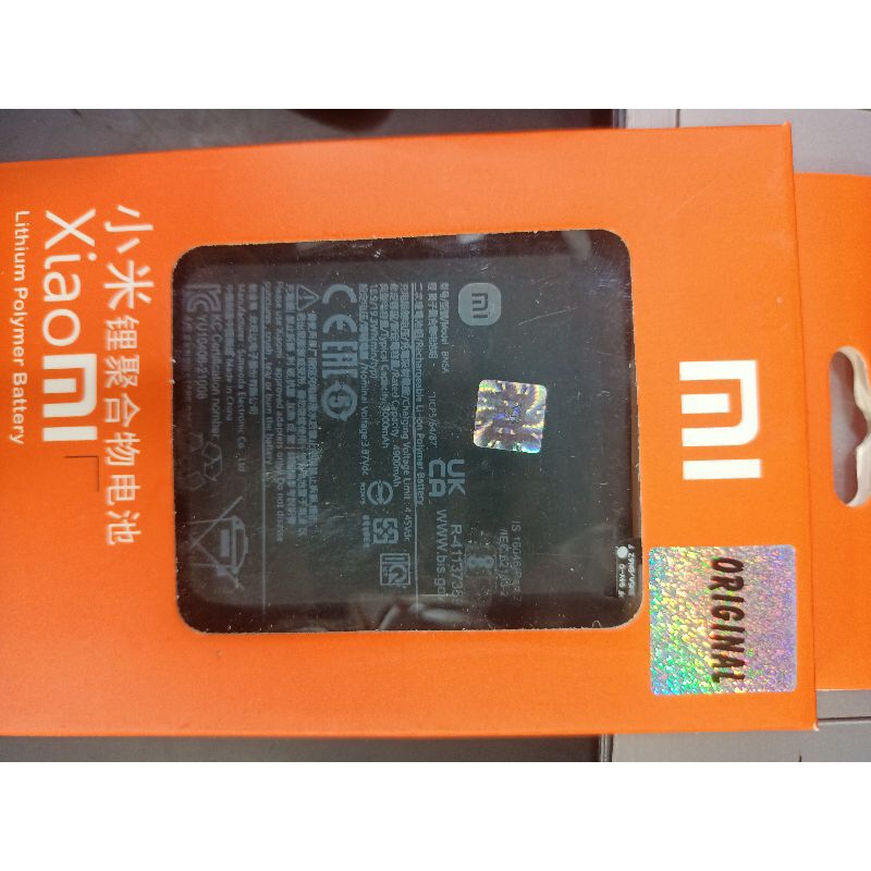 Baterai Xiaomi redmi 10/Bn5A Ori