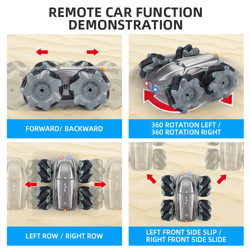 Mainan Anak Mobil RC Stunt King Elves Remote Control Baterai Cas Mobil mobilan