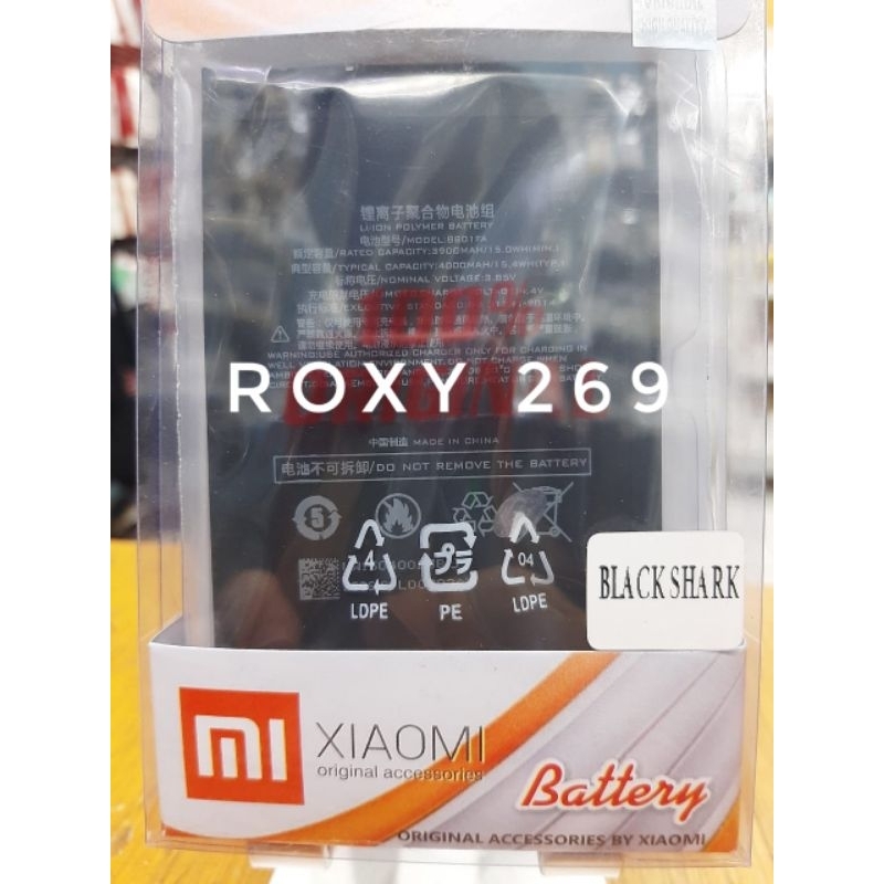 Batre Baterai Xiaomi Black Shark 1 BS01FA Original Ori Battery Batrei Batrai Batu Baterei Hp Handpho