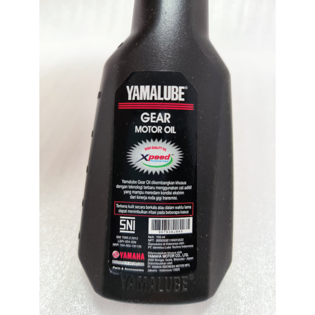 Oli Yamalube gear 150 ml..btl hitam