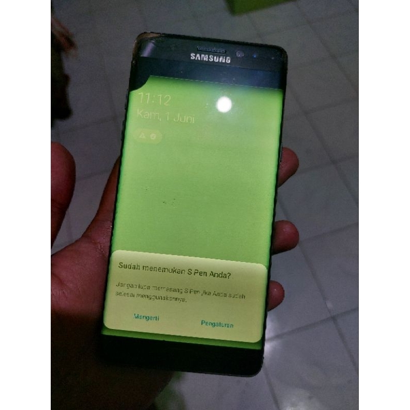 Samsung Note Fe minus lcd