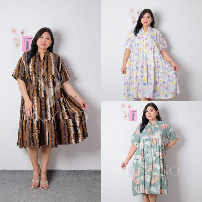 TESSA DRESS JUMBO RAYON || BUMIL DAN BUSUI FREINDLY