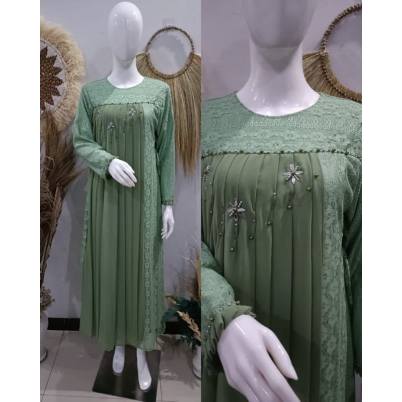 AK - GAMIS MALIKA COUPLEAN IBU ANAK GAMIS CLARISSA GAMIS ANAK RINJANI DRESS MUSLIM GAMIS PESTA DRESS