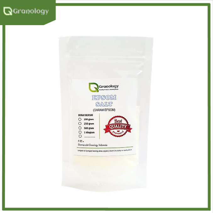 Garam Epsom / Epsom Salt (100 gram) by Granology