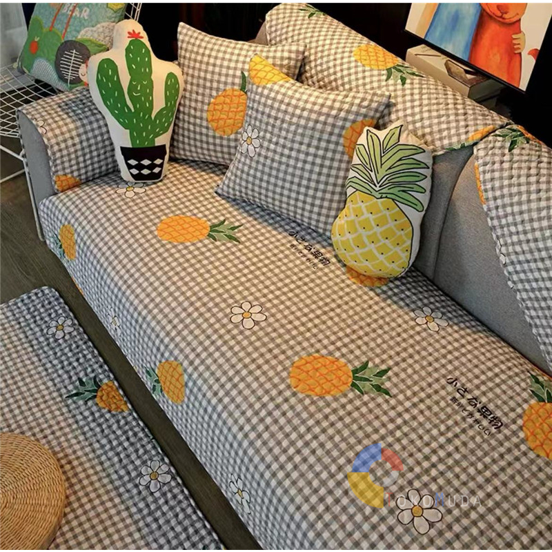 TOKOMUDA COD Alas Sofa Nara COVER Tempat Duduk Motif Kain Flatlay Backdrop Prop Layout Aesthetic SR31