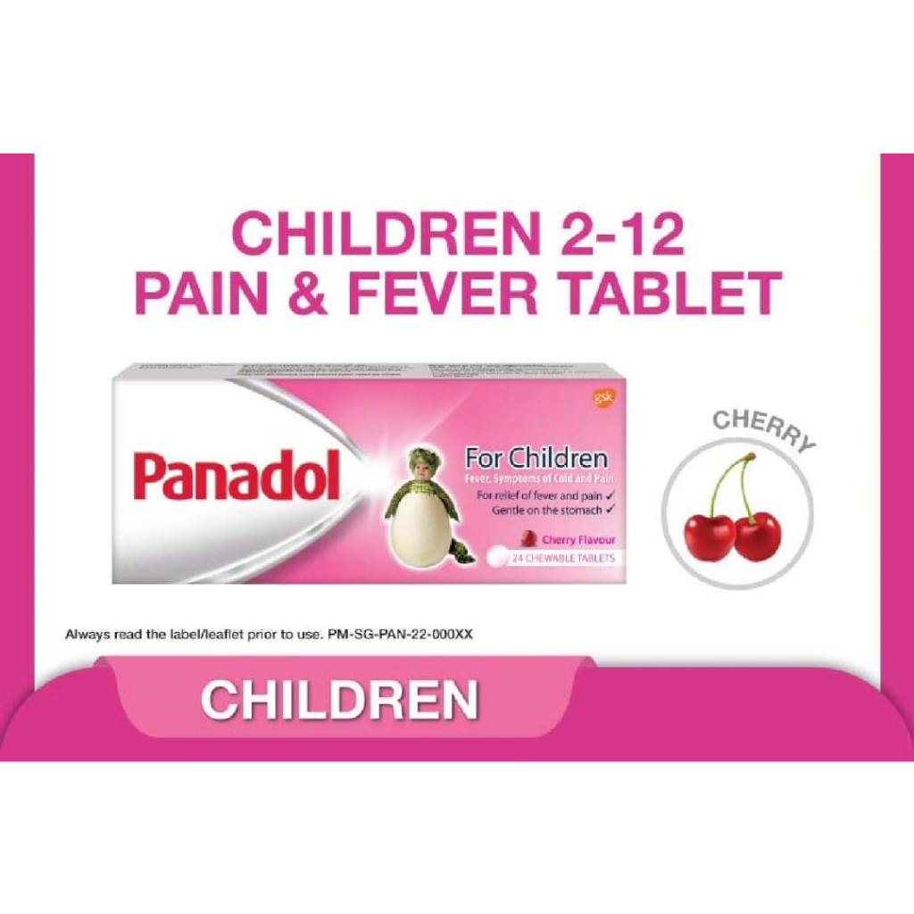 Panadol Anak isi 24 tablet [ singapore ]