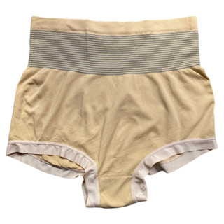 GO!CD1290 Celana Dalam Korset Motif Garis Pinggang Tinggi Pelangsing Perut Wanita Import