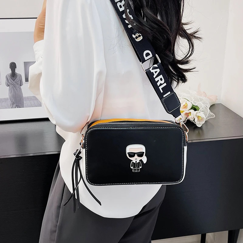 Tas Selempang Wanita import Karl LGF Snapshot Bag - 2328/519-1# - 2300#