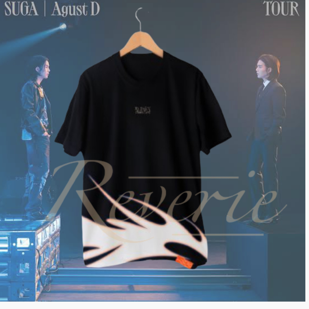 BAJU SUGA MERCH DDAY JAKARTA KAOS AGUST D-DAY WORLD TOUR 2023 API BAWAH FIRE BTS BANGTAN STYLE IDOL 