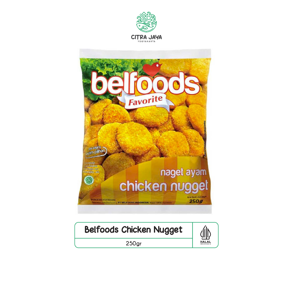 

Belfoods Favorite Chicken Nugget 250g - Citra Jaya Yogyakarta