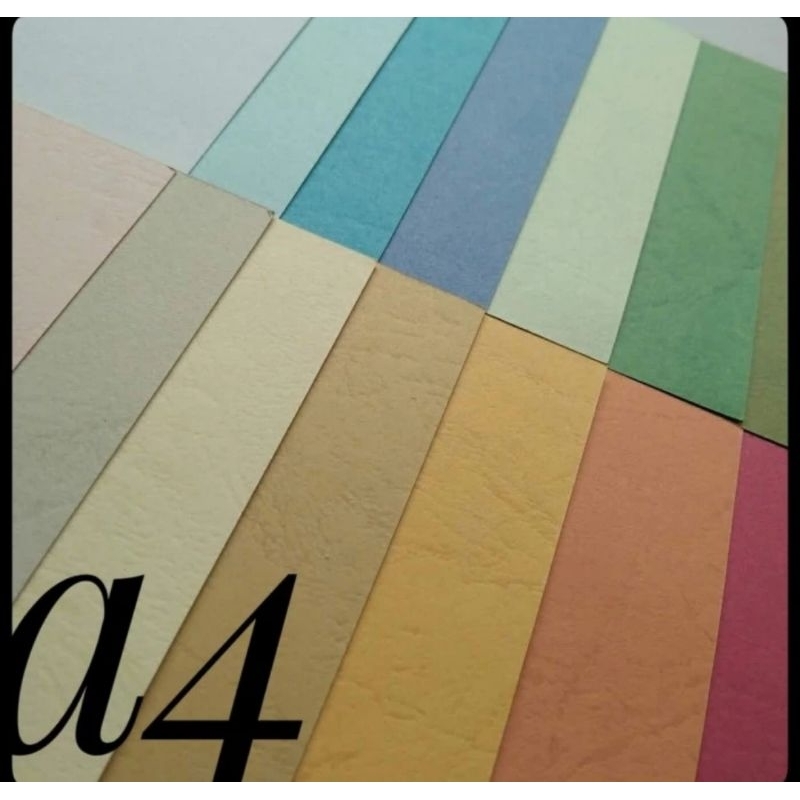 

Kertas Buffalo / Kertas Cover / Kertas Jilid 230 Gr Ukuran A4 / 21 Cm X 29.7 Cm Isi 50 Lembar