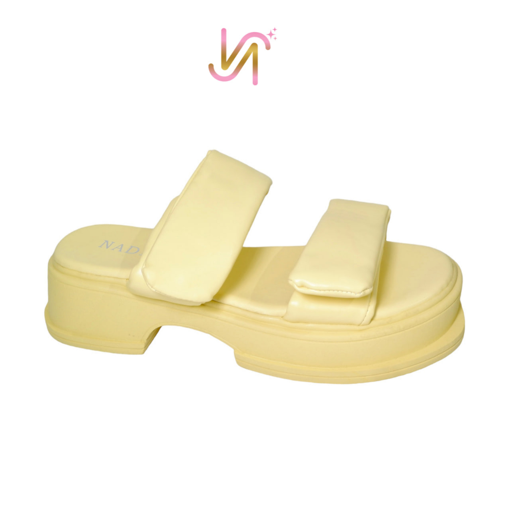 Nadilastuff Seola Platform Wanita Sandal Korea Wanita Hak Tahu Ringan
