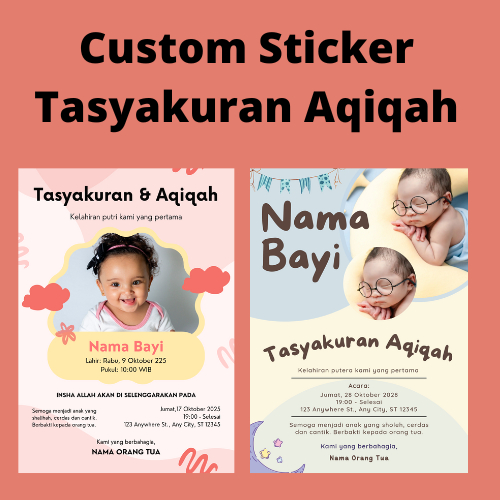 

CETAK CUSTOM STICKER TASYAKURAN AQIQAH