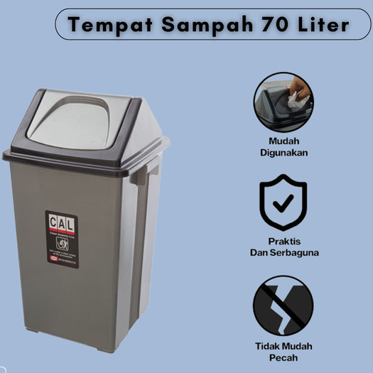 tempat sampah jumbo - tempat sampah tutup - tempat sampah shinpo 870