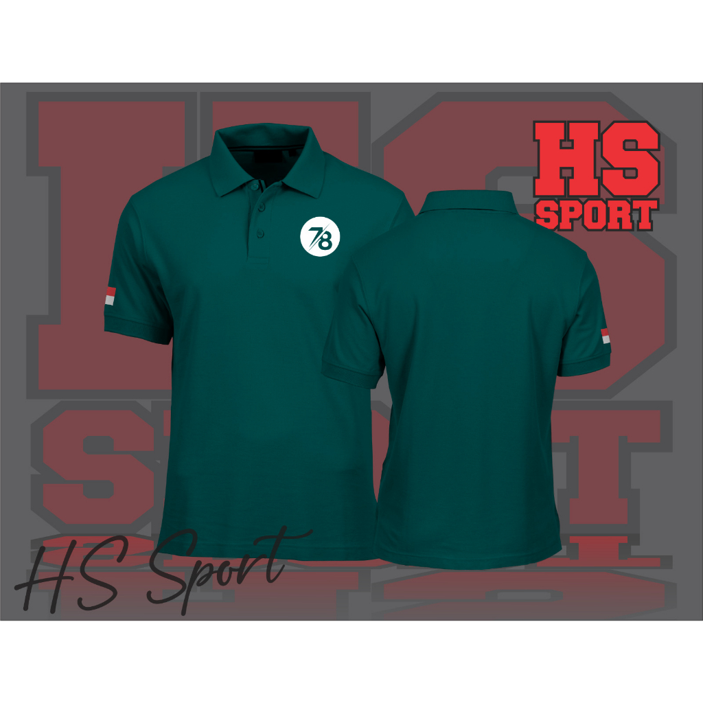 POLO 17 AGUSTUS - BAJU POLO 17 AGUSTUS LOGO KECIL 78TH - BAJU POLO KERAH TYPE 12