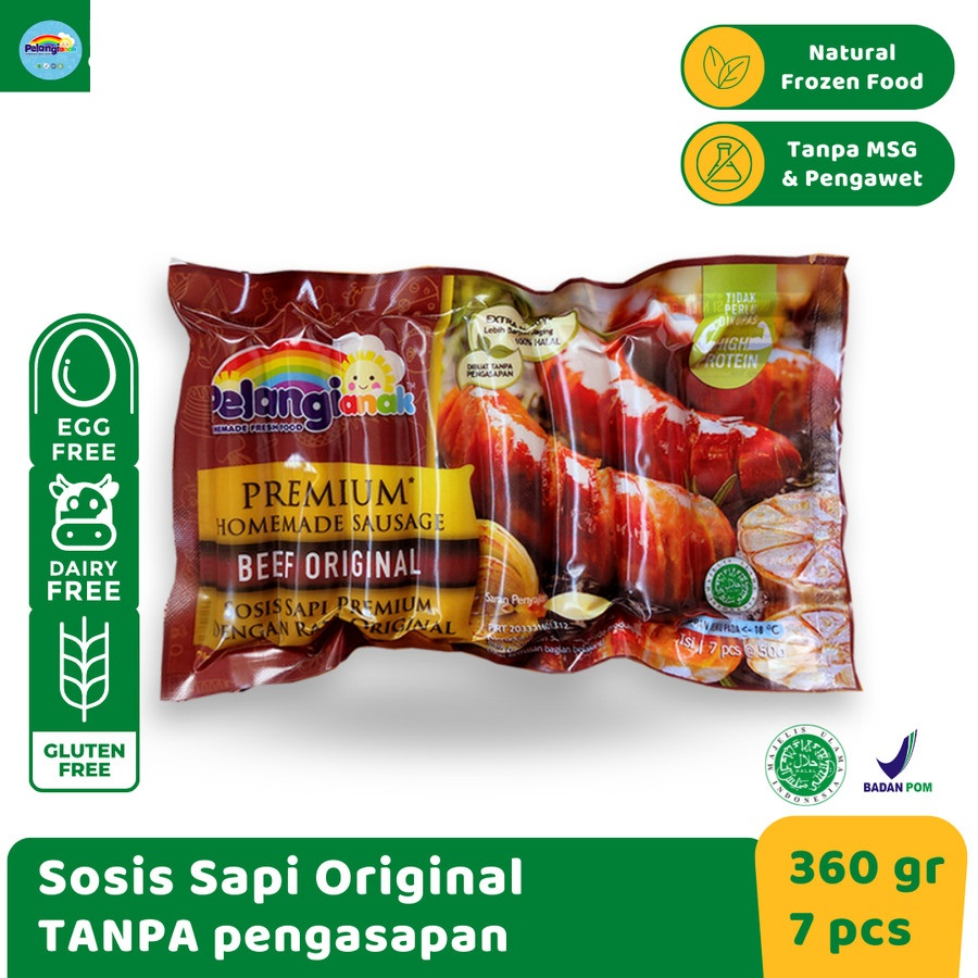

SOSIS SAPI NON MSG (GLUTEN FREE) / MPASI HOMEMADE / FROZEN FOOD SEHAT