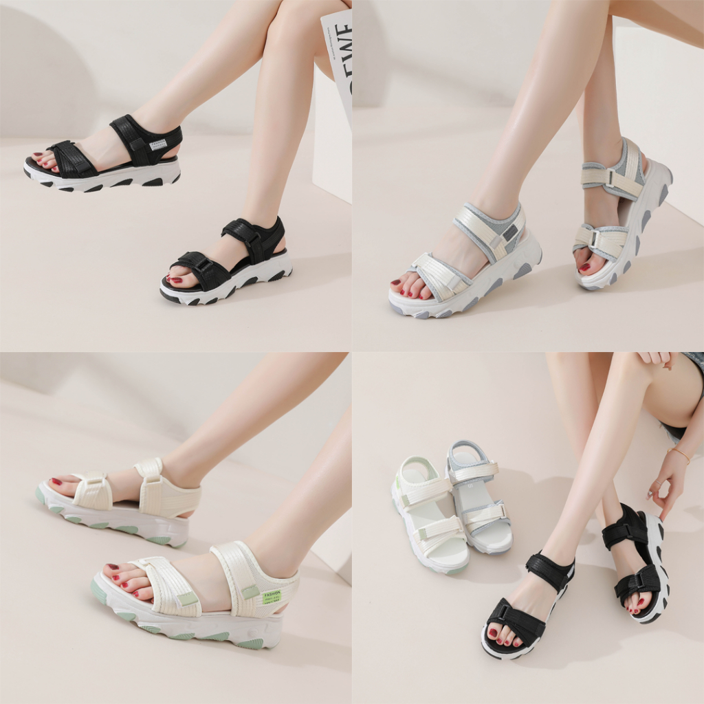 Dokter Sepatu Import - Kazumi Sandal Wanita Sandal Strap Tali Wanita Import Premium Quality A13 - Free Kotak Sepatu!!! Sale!!!