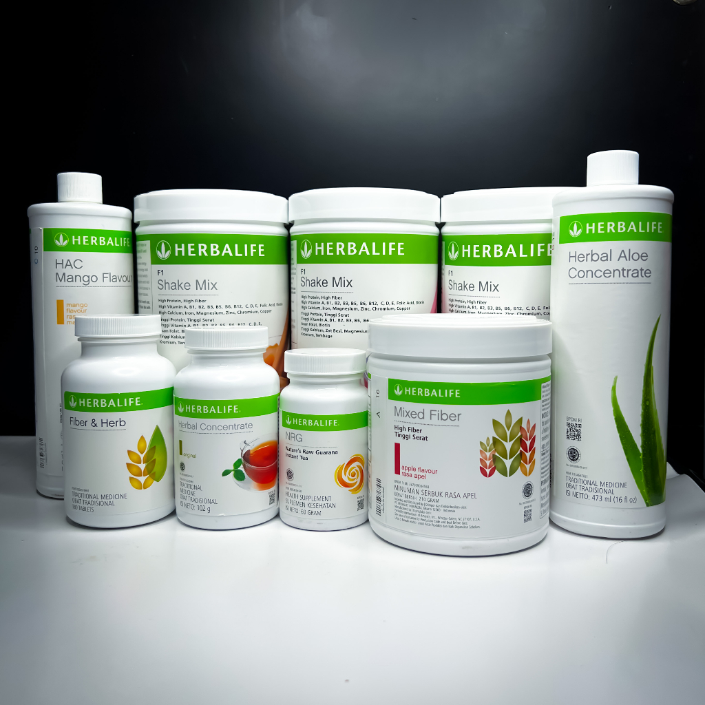 PRODUK LENGKAP HERBALIFE SUPLEMEN KESEHATAN DIET HERBALIFE ORIGINAL