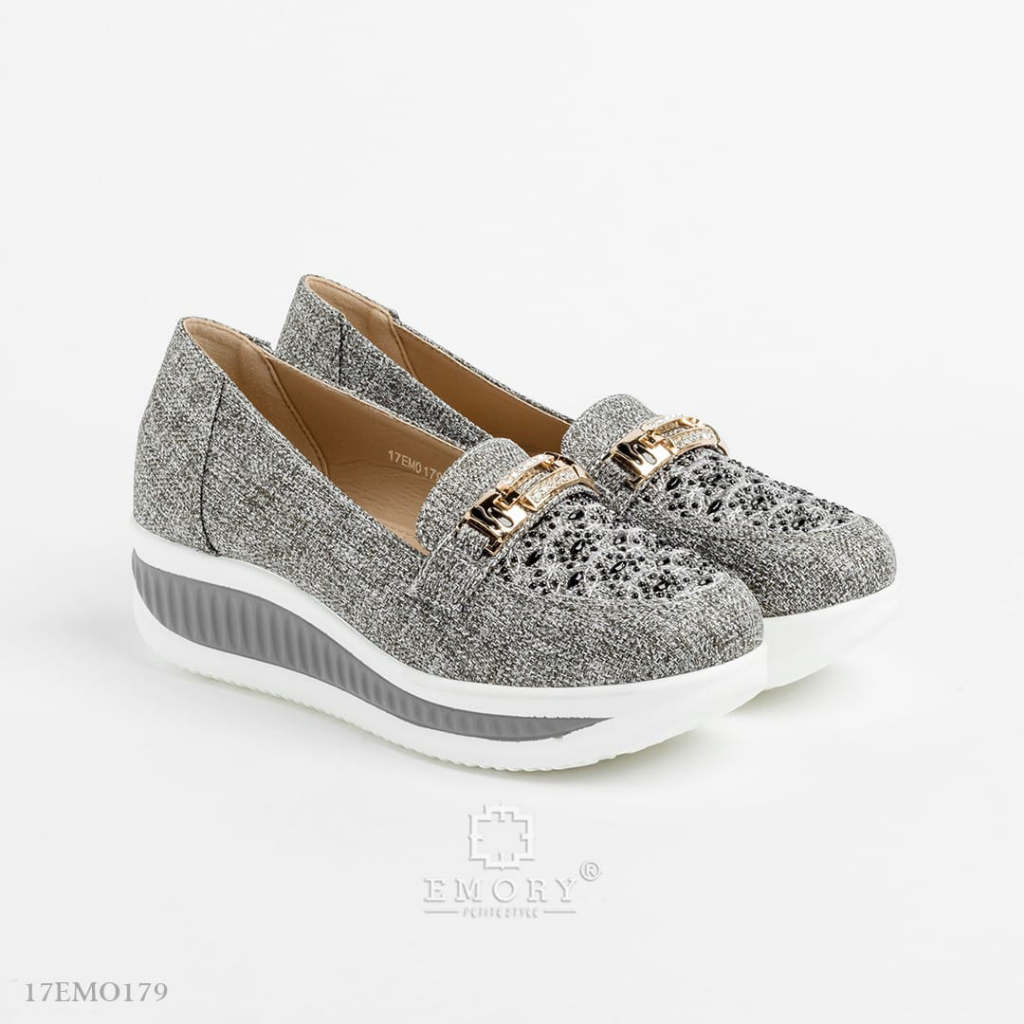 SB Velove Sepatu Wedges Wanita 17EMO179