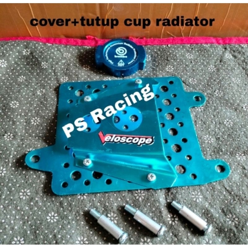 paket tutup radiator + cap radiator Vario 125+150 elescope pnp